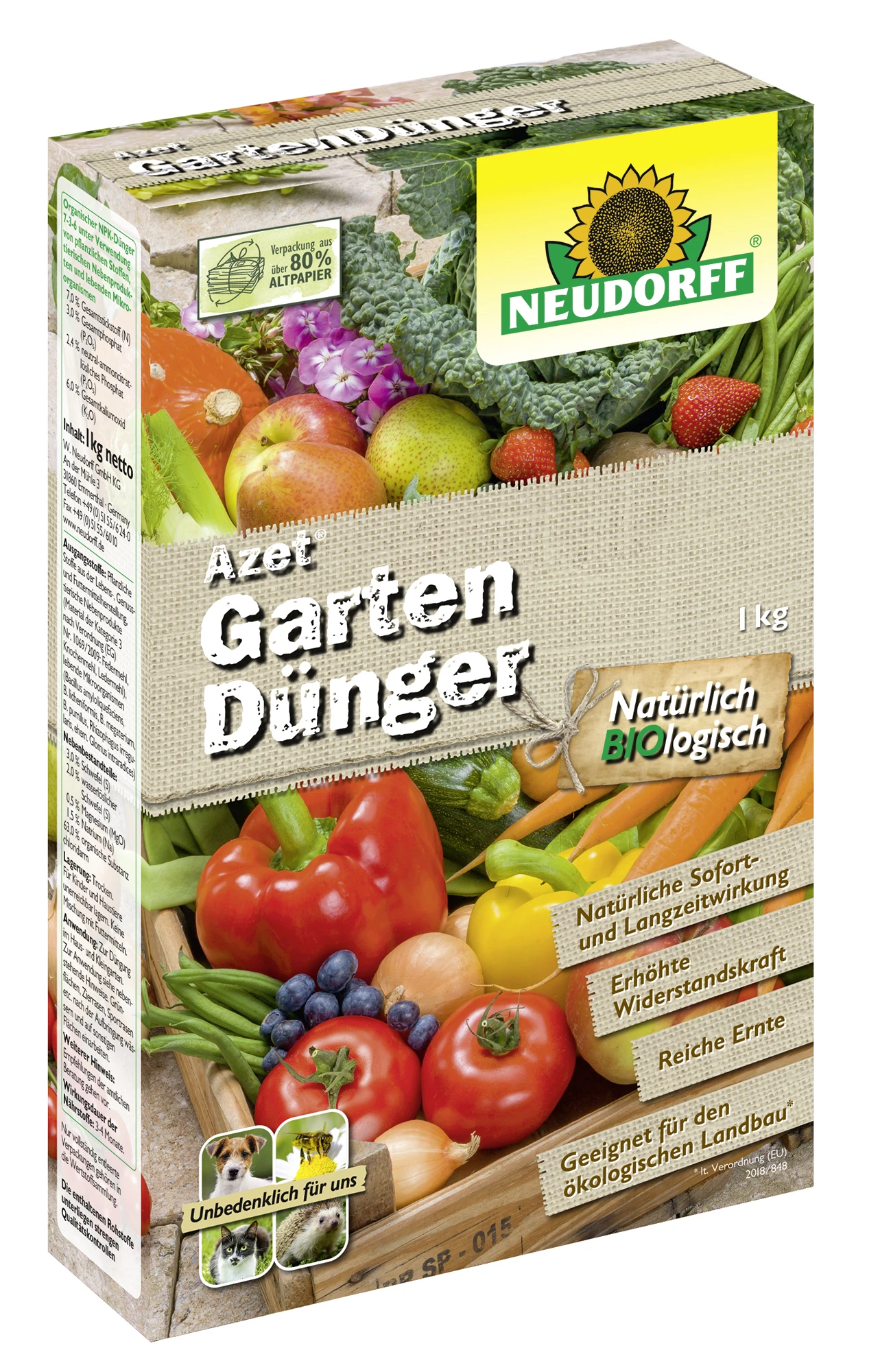 Azet GartenDünger (1 Kg) | Dünger Von Neudorff 1 Azet GartenDünger (1 Kg) | Dünger Von Neudorff