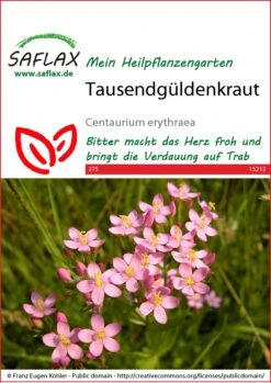 Tausendgüldenkraut | Heilpflanzensamen Von Saflax