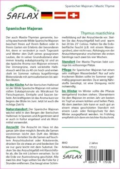 Spanischer Majoran | Majoransamen Von Saflax