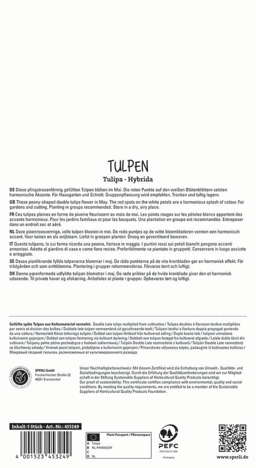 Tulpe Danceline (5 Stück) | Tulpenzwiebeln Von Sperli 2 Tulpe Danceline (5 Stück) | Tulpenzwiebeln Von Sperli – Bild 2