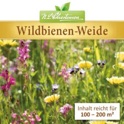 Wildbienen - Weide Im 1 L Eimer | Bienenwiese Von N.L. Chrestensen -Saat Wunder Verkäufe 540519 Wildbienen Weide im 1 l Eimer 2