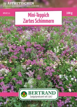 Blumenwiese Mini Teppich Zartes Schimmern (100 G) | Blumensamen Von Bertrand