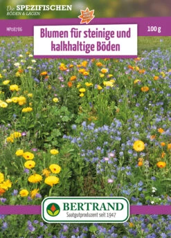 Blumenwiese Blumen Für Steinige Und Kalkhaltige Böden (100 G) | Blumensamen Von Bertrand