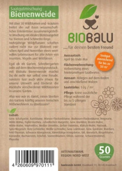 Bienenweide Region Nord-West (mehrjährig, 50 G) | Bienenwiese Von Biobalu -Saat Wunder Verkäufe 543483 Bienenweide Region Nord West mehrjaehrig 50 g 1