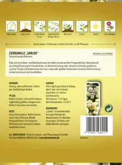 Saat Wunder Verkäufe -Saat Wunder Verkäufe 543838 Zierkamille Carlos 1