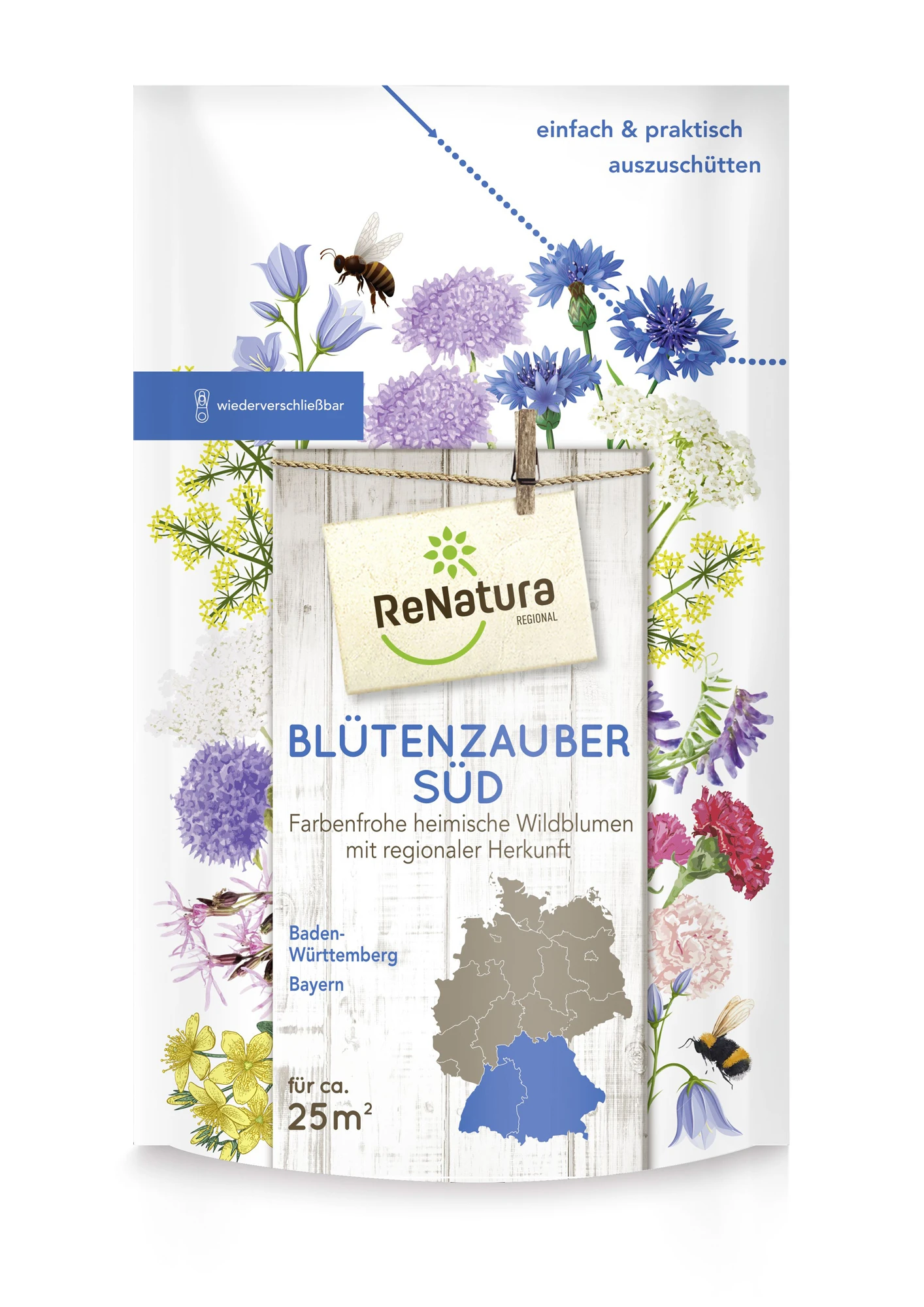 Regio Blütenzauber Süd (275 G) | Wildblumenwiese Von ReNatura 1 Regio Blütenzauber Süd (275 G) | Wildblumenwiese Von ReNatura