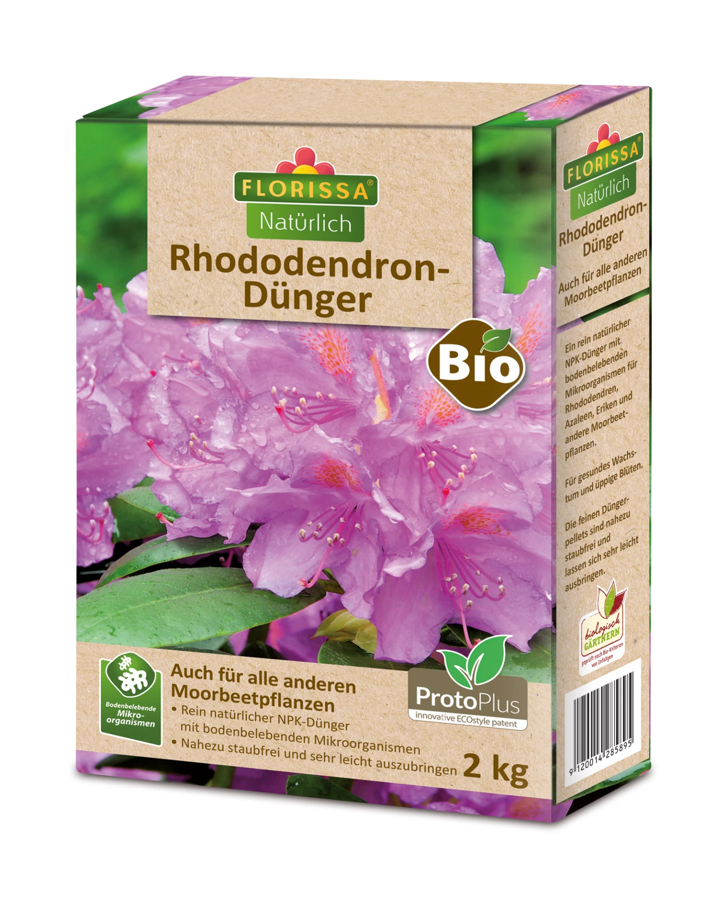 Rhododendron-Dünger Mit ProtoPlus (2 Kg) | BIO Dünger Von Florissa 2 Rhododendron-Dünger Mit ProtoPlus (2 Kg) | BIO Dünger Von Florissa – Bild 2