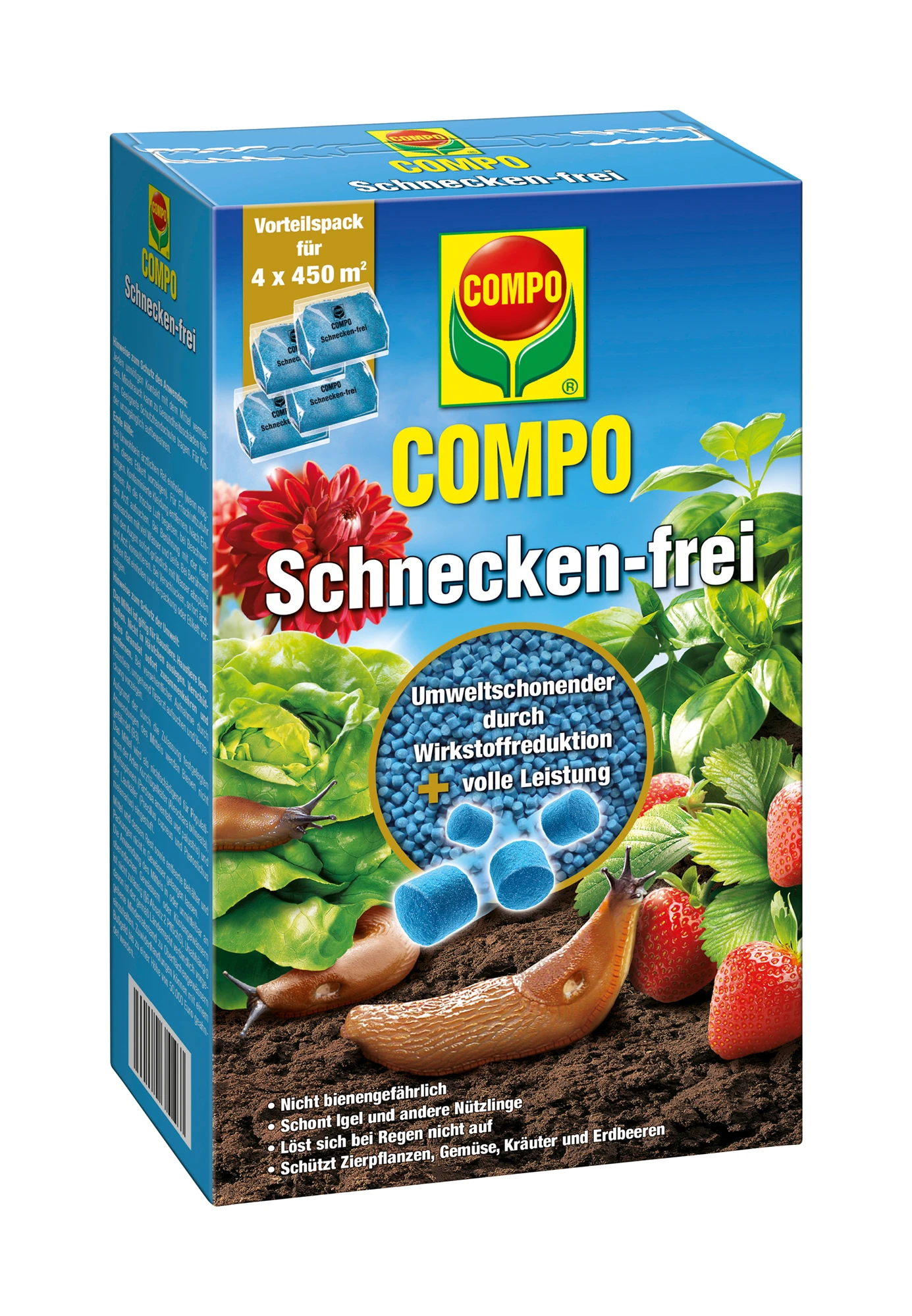 Schnecken-frei (225 G) | Pflanzenschutz Von COMPO 1 Schnecken-frei (225 G) | Pflanzenschutz Von COMPO