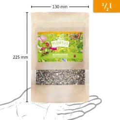 Blumenwiese (1/2 L Doypack) | Blumenwiese Von FLORTUS -Saat Wunder Verkäufe 551641 Blumenwiese 1 2 Liter Doypack 2000 0186 5