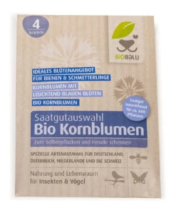 Kornblumen (4 G) | BIO Kornblumensamen Von Biobalu -Saat Wunder Verkäufe 554556 BIO Kornblumen 4 g BB1031 0