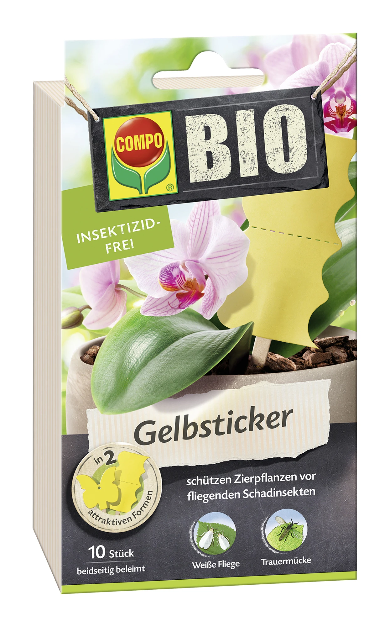 Gelbsticker (10 Stück) | BIO Fallen Und Fernhaltemittel Von COMPO 1 Gelbsticker (10 Stück) | BIO Fallen Und Fernhaltemittel Von COMPO